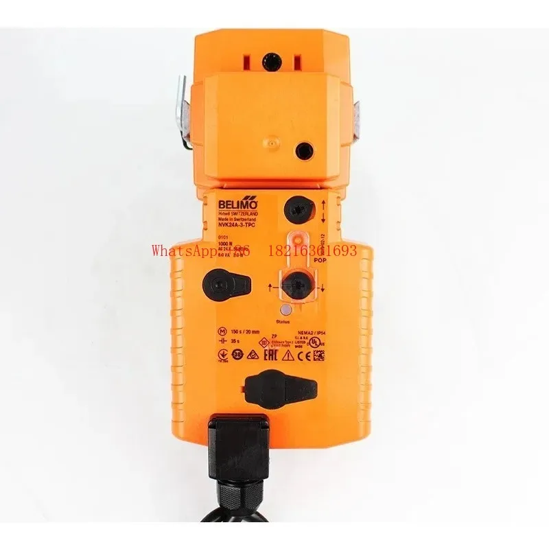 Limited Offer NVK24A-3-TPC Electric Valve Actuator 1000N Thrust, Self Reset Seat Valve Actuator