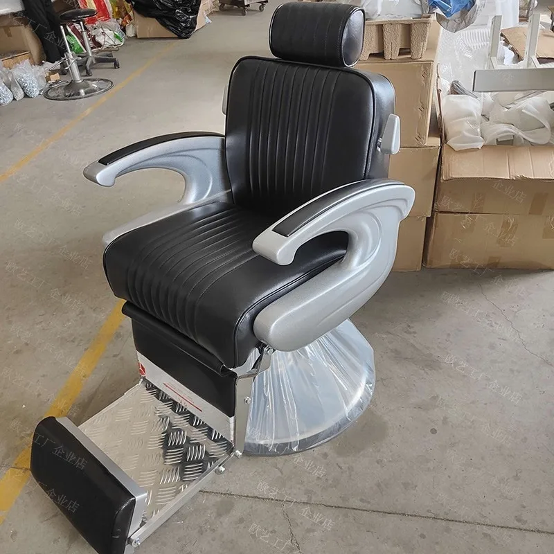 Ergonomic Swivel Barber Chairs Barbershop Comfortable Cosmetic StoolChair Rolling Salon Silla De Barberia Barber Furnitures