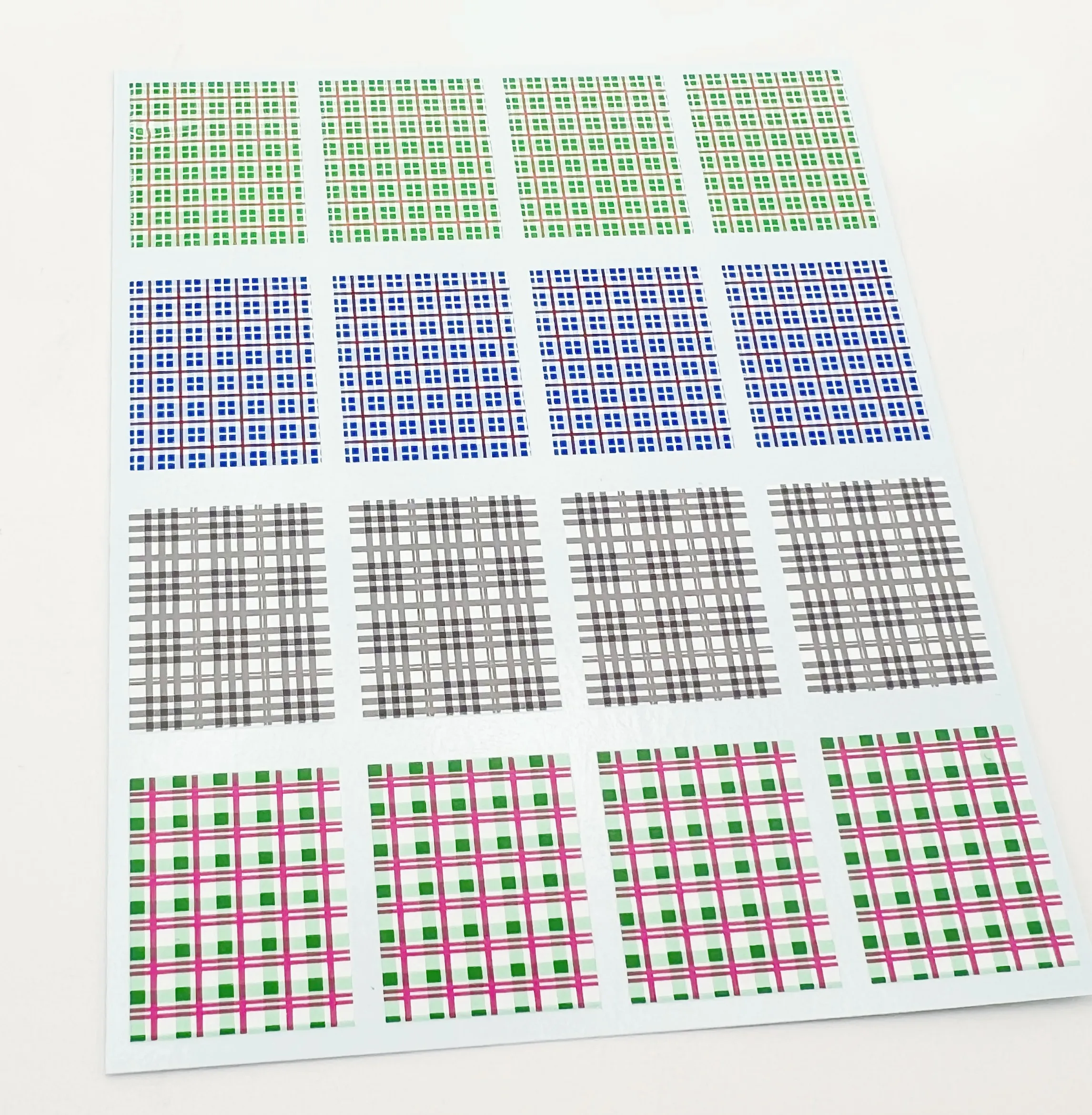 

1PC 1/24 1/18 Scale Car Seat Fabric Pattern Water Decal Interior Decorative Waterslide Sticker for DIY Model Detailing Upgrading