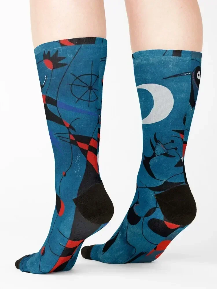 Joan Miro Constellation Print Socks Stockings cool sport Hiking boots Men's Socks Women's