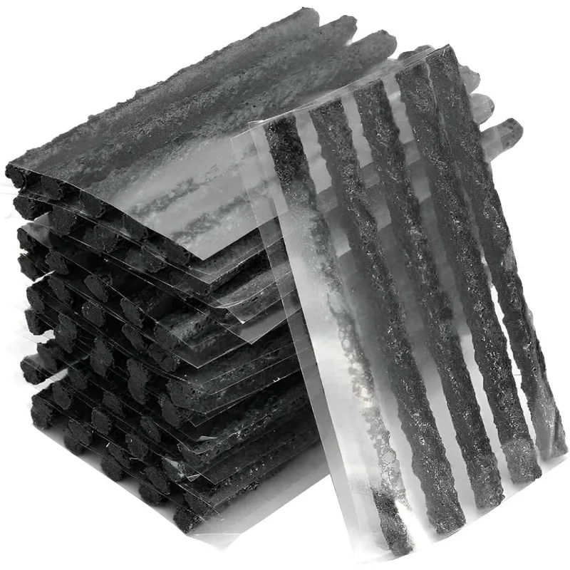 AliExpress NONE Rubber Quick Recovery Glue Strip Tyre Tools for Bike 50Pcs Puncture Repair Kit Car Tires Motorcycle Car Tubeless Repair Sealant