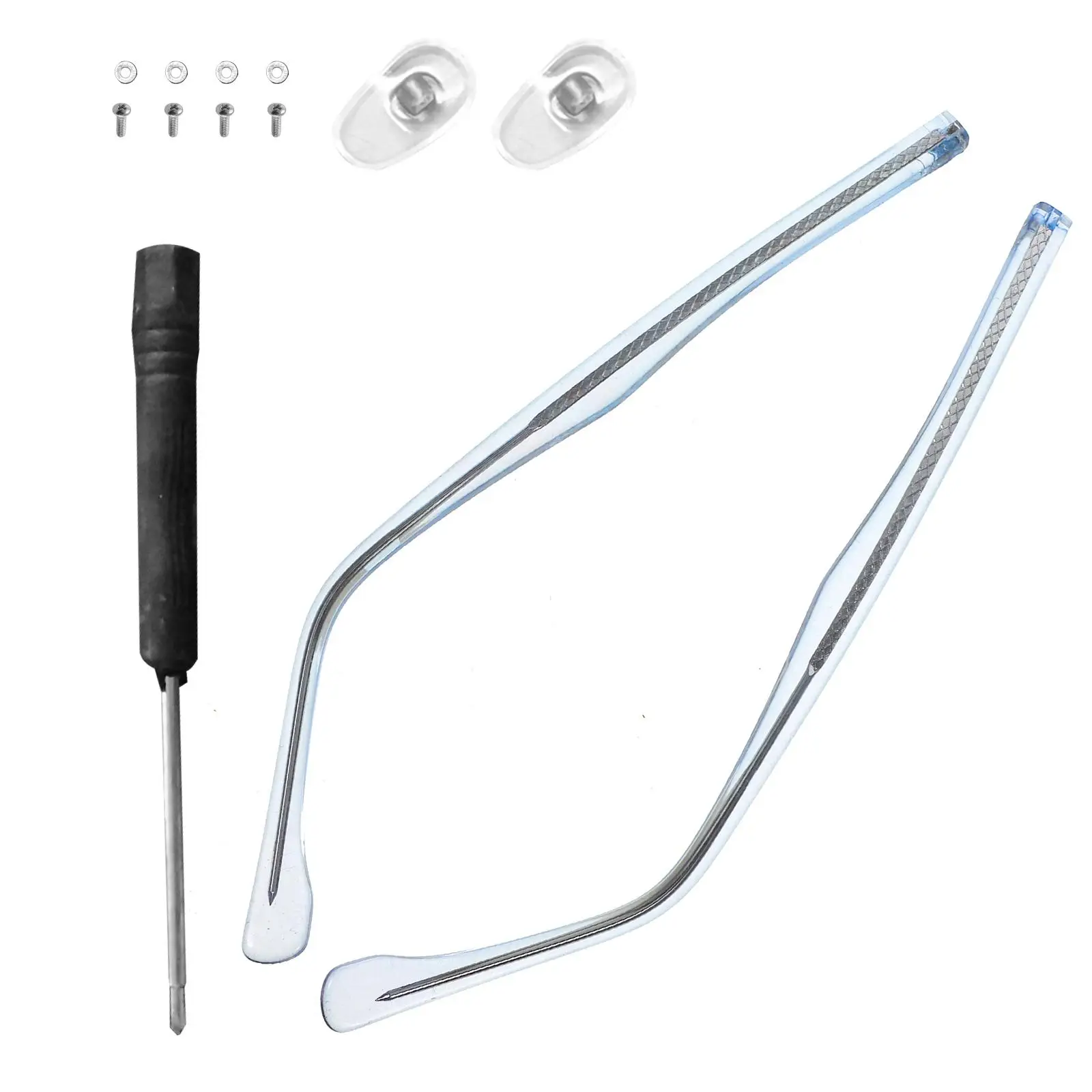 

Metal Glasses Replacement Durable Temples Universal Glasses Repair Kit Repair Kit Flat Frame Accessories