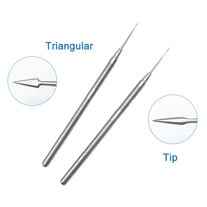 Stainless Steel Corneal Foreign Body Needle Foreign Body Puncture Needle Corneal Spatula Ophthalmic Instrument