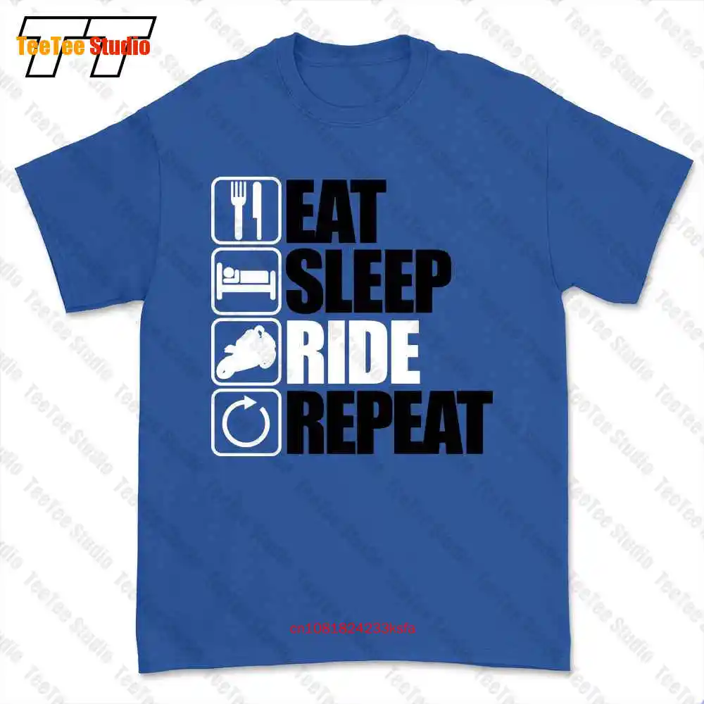 Kaus pengendara rem Eat Sleep Ride 7XC6