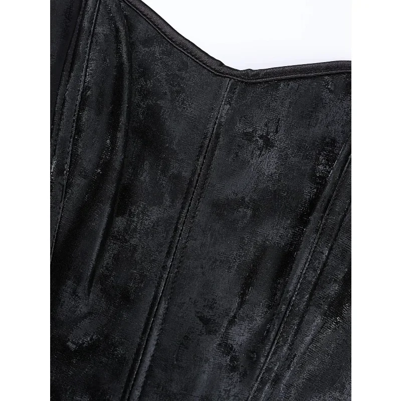 Sexy Off Schouder Backless Corset Top Vrouwen Mode Visgraten Tank Tops Vrouwelijke Body Shaper Bustier Y2k Mouwloos