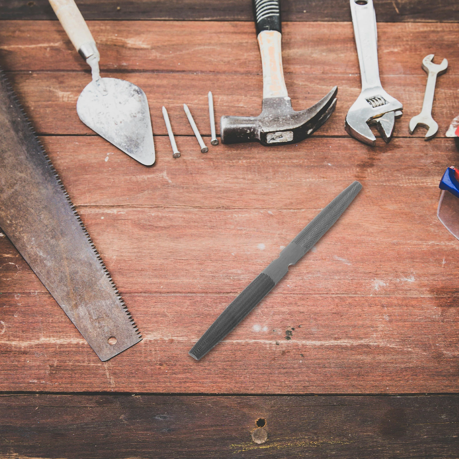 

Double Ended Half Round Wax Coarse Carving for Metal Working Jewelry Sculpting Hand File Files Craftsmen Mechanical Maintenance