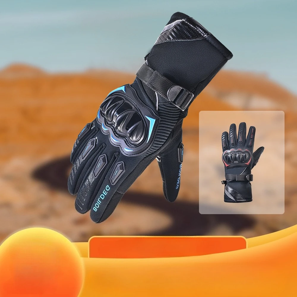 

Зимняя езда на мотоцикле, уличный сенсорный экран, амортизирующая ночная езда, светоотражающая полоса, противоскользящие перчатки для внедорожного шоссейного велосипеда