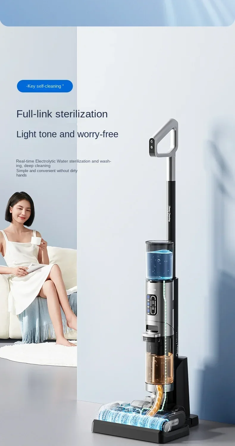 Midea GX5Pro Floor Washing Machine Suction Mop Integrated Intelligent Mop Wireless Vacuum Cleaner Household Appliances