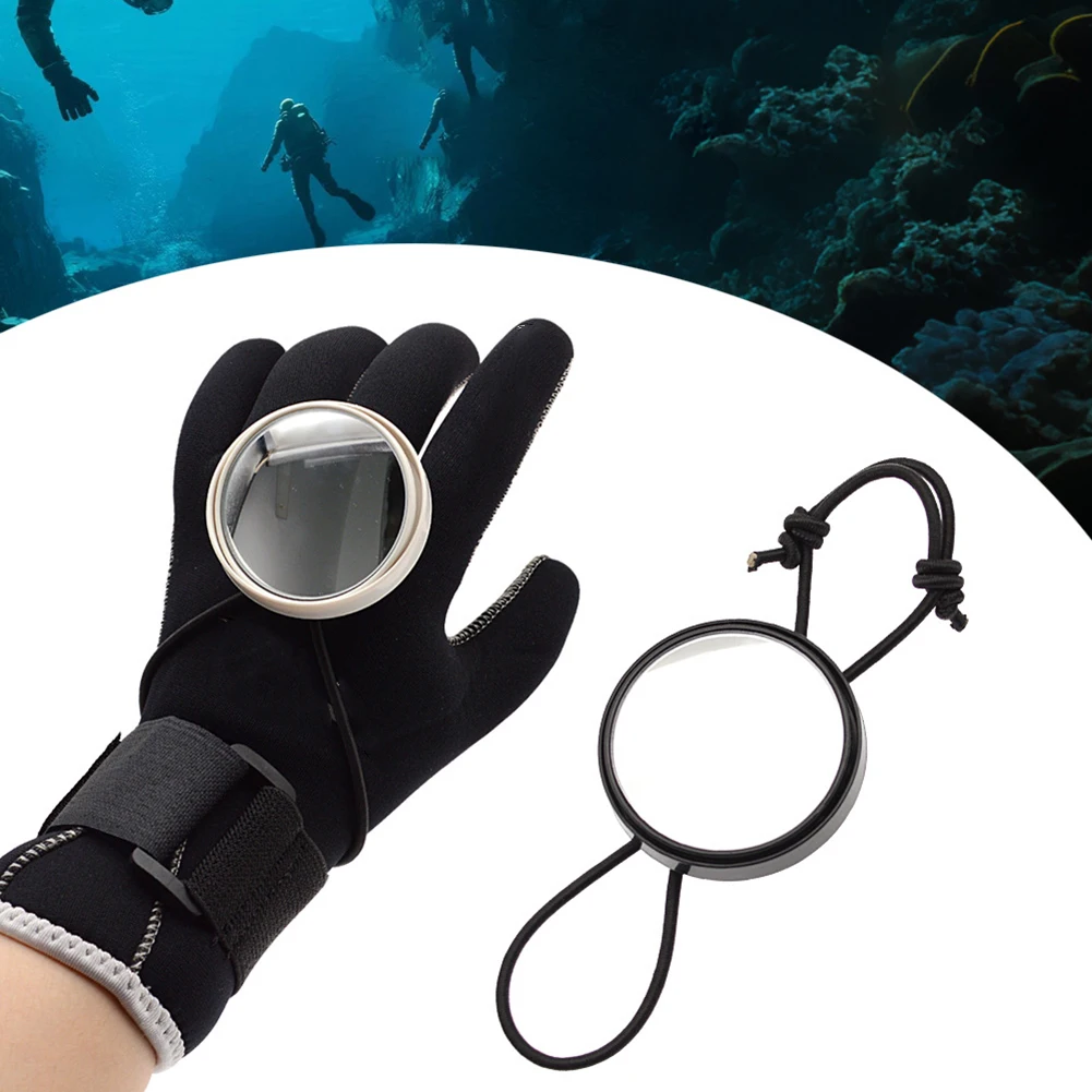 

Регулируемая маска для дайвинга с зеркалом на запястье, инструмент для наблюдения за окружающей средой и предотвращения опасностей