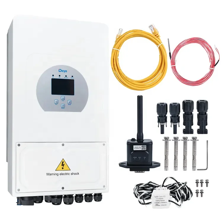 

Mono Single Ph se Deye 6KW Hybrid Sol r Inverter SUN-6K-SG03LP1-EU for Sol r System on nd Off Grid Tied