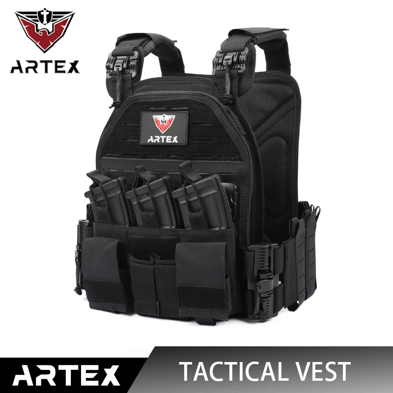 Artex Modular Plugboard High-Strength Wear-Resistant Waterproof Nylon Outdoor Hunting Versatile Tactical Vest