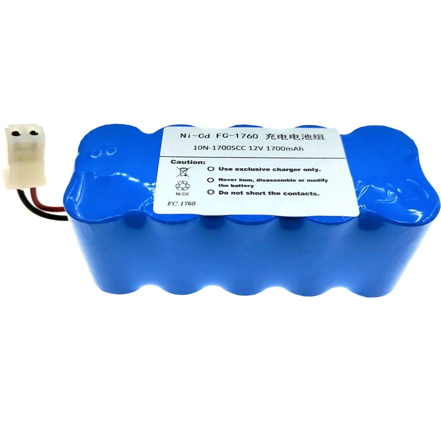 

HOT NEW FC-1760 FC1760 rechargeable battery pack 10N-1700SCC 12V 1700mah Defibrillation apparatus battery with plug