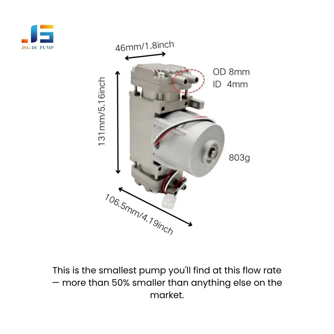 High Efficiency Miniature Piston Air Pump Compact Industrial Grade Compressor Permanent Magnet Offers Both High Vacuum High