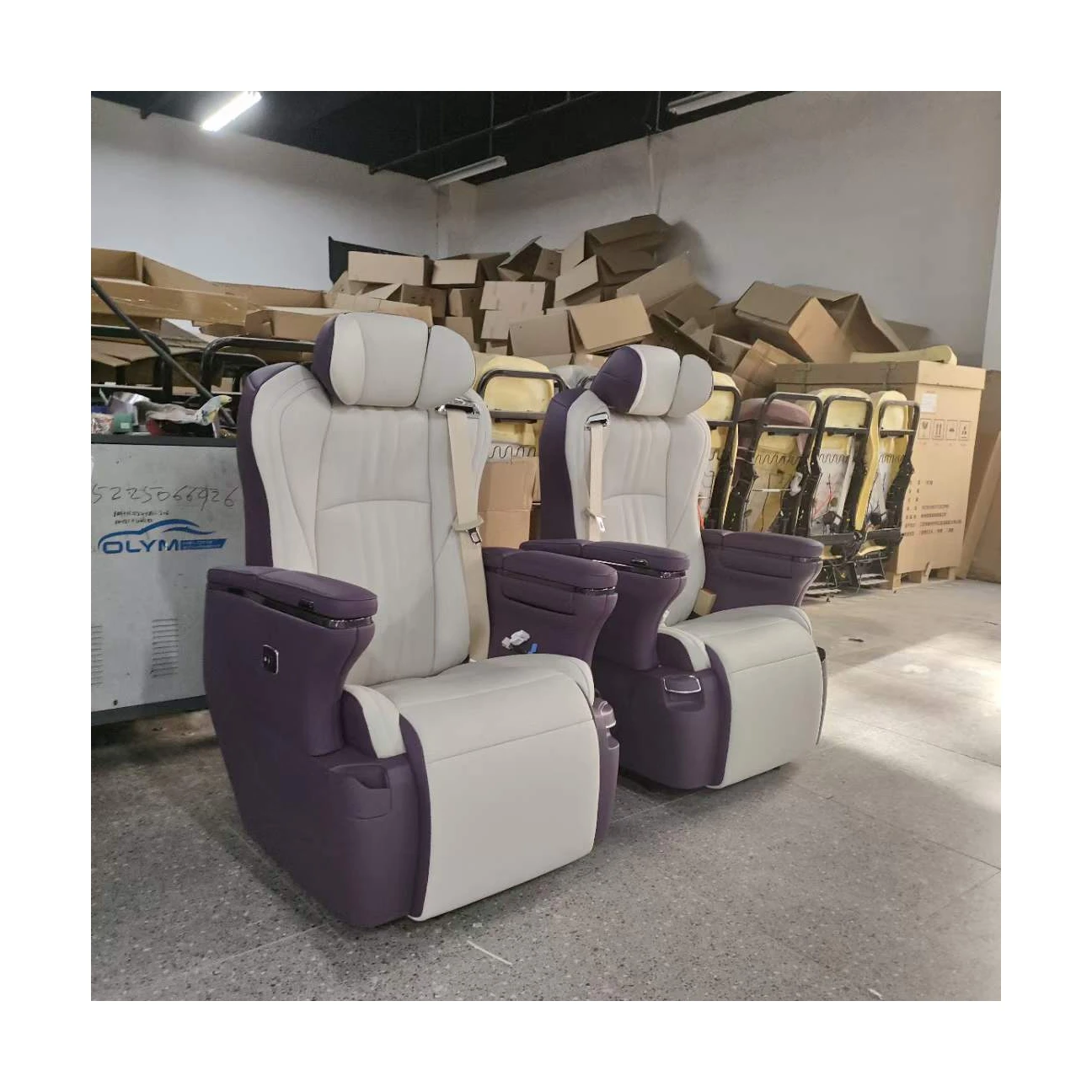 RV Swivel Seat,Auto Interior Upgrade Car Seats Air Massage Luxury Van Seats for Toyota