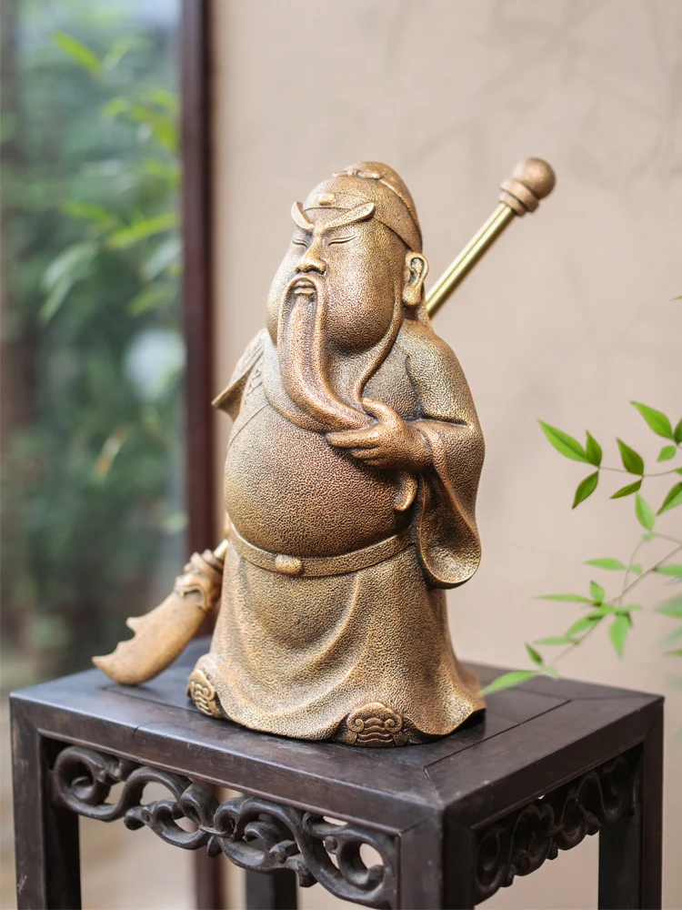 God of War and Wealth Guan Gong Decoration New Chinese Antique Crafts Interior Decoration