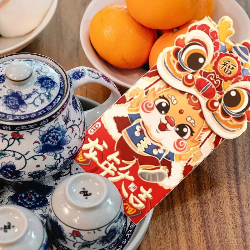 12Pcs Red Envelopes Chinese Red Envelope Lucky Money Envelope Kit Chinese New Year Red Envelopes, New Year Red Packet Set