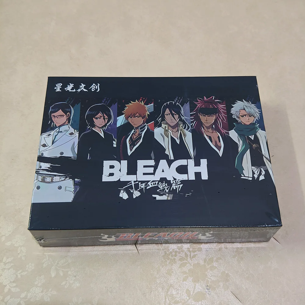 New Bleach Collection Cards Booster Box Thousand-Year Blood War Anime Characters Limited Rare Pure Gold Cards Hobby Collectible