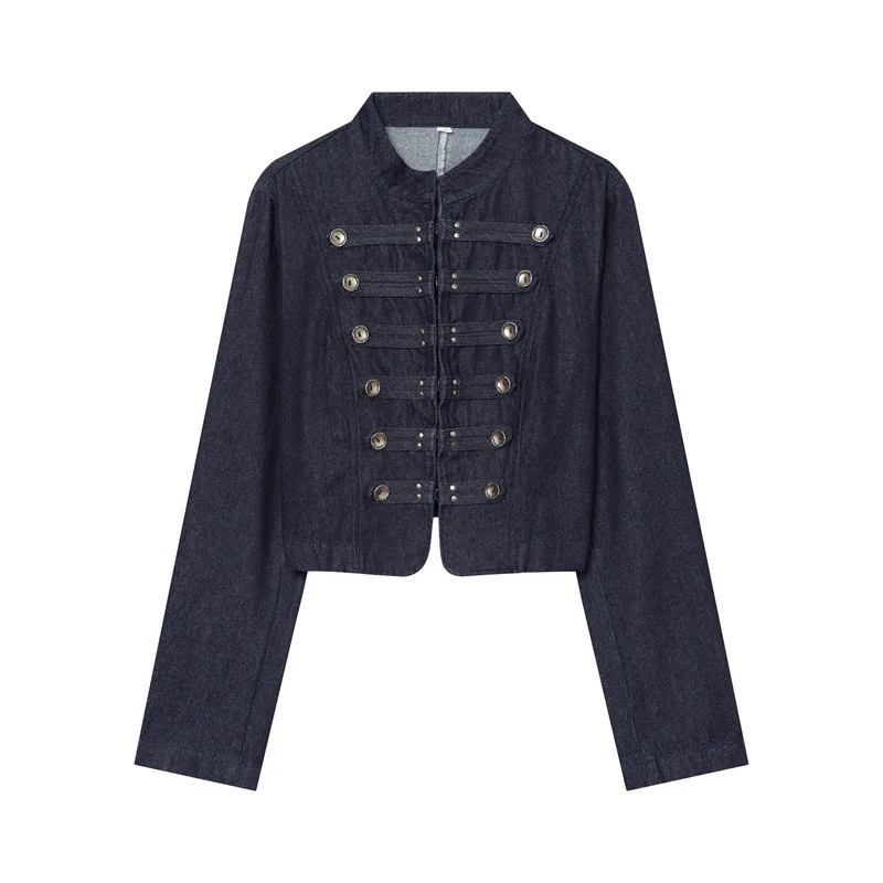 Sommer Neue Damen Mode Lässige Lose Geknöpfte Jeansjacke