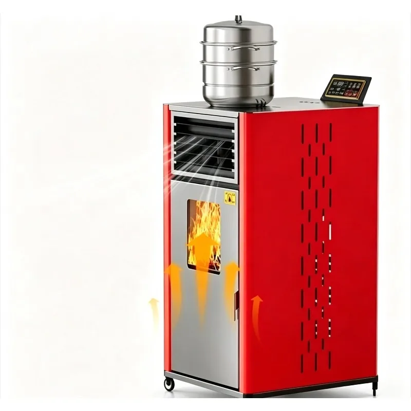 Quality Biomass Pellet Heating Stove Household Winter Fire Pellet Environmental Protection Fuel Cooking Style Can Cook