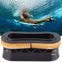 2X Surfboard Handle Plastic Surfboard Insert Handle Surfing Board Surf Rescue Accessory Figure Eight Handle Black