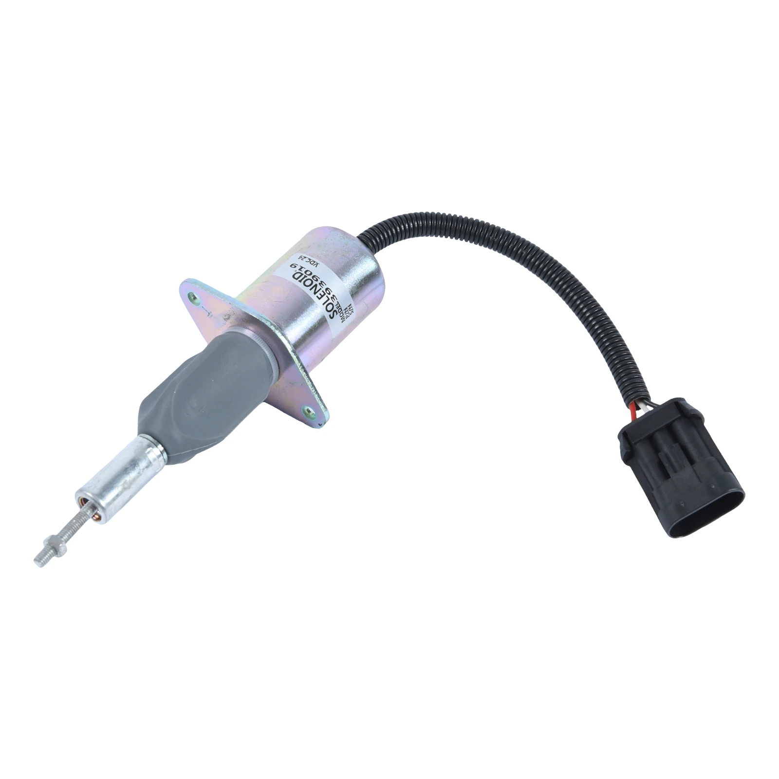1pc 24V Fuel Shut Off Solenoid 3939019 3964622 Fits For Cummins Heavy Equipment Excavator Excavator Repair Replace Part