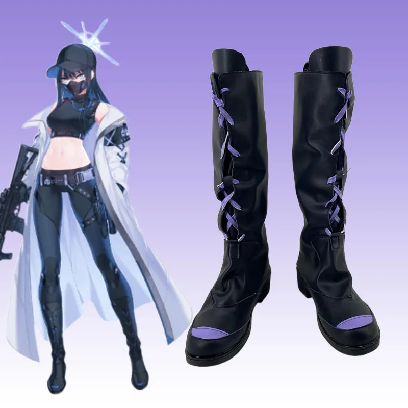 

Joumae Saori Cosplay Shoes Blue Archive Game Cosplay Boots Halloween Party Carnival Cosplay Prop Costume Accessory Role Play