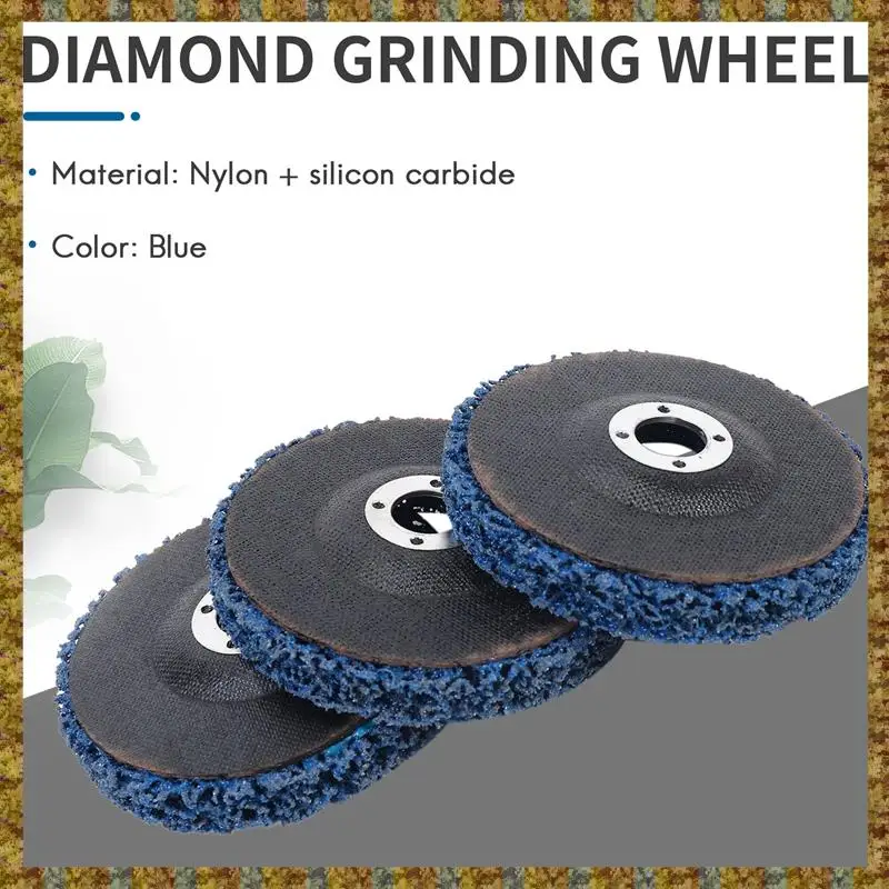 F-F الطلاء تجريد عجلة قرصية 3 قطعة أقراص قطاع الصدأ ل 4X5/8 بوصة زاوية طاحونة للخشب معدن الألياف الزجاجية
