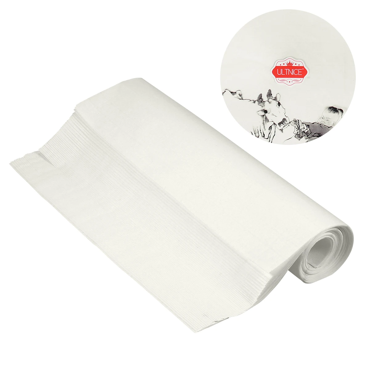 50 Sheets Chinese Calligraphy Paper Xuan Paper for Brush Writing Sumi Ink Drawing Painting Practice Absorbent Strong