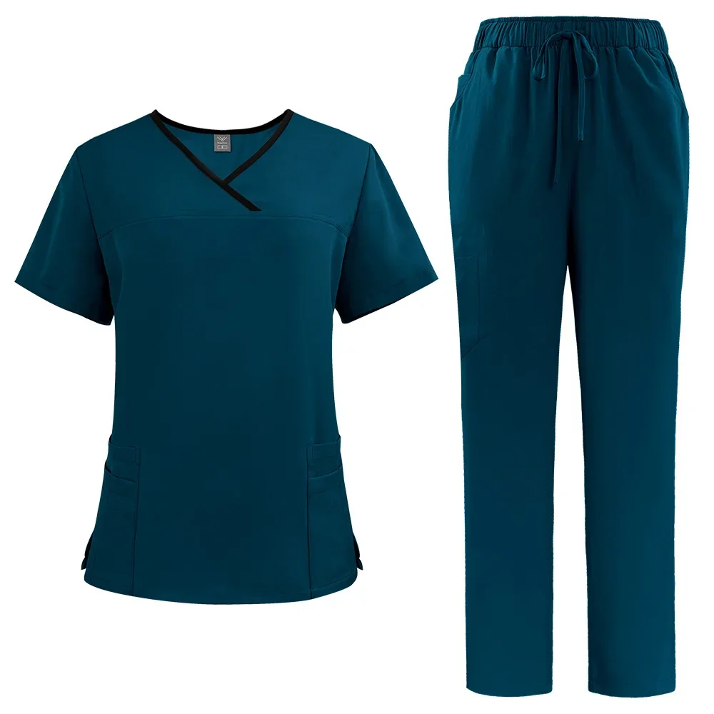 Mulheres Cirurgia Hospital Roupas, Uniformes Médicos, Conjuntos de Scrubs, Médicos Enfermeiros Acessórios, Clínica Odontológica, Beleza Spa Roupas de Trabalho