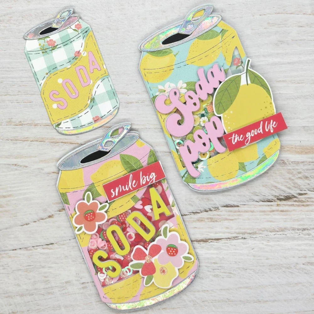 KLJUYP Soda Can Metal Cutting Dies Stencils for DIY Scrapbooking/album Decorative Embossing DIY Paper Cards