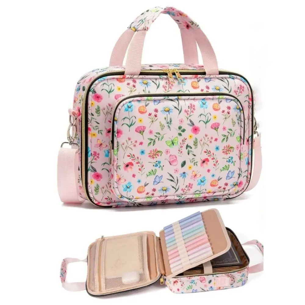 Fashion with Shoulder Strap Reading Book Storage Bag Portable Multi-function Handbag Large Capacity Bible Bag Valentines Day