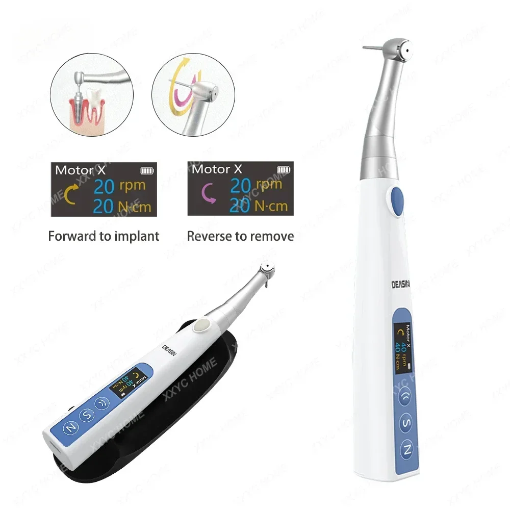 Dental Electric Wireless Universal Implant Torque Driver Torque Wrench 50Ncm Dentistry Electric Handpiece Portable Equipment