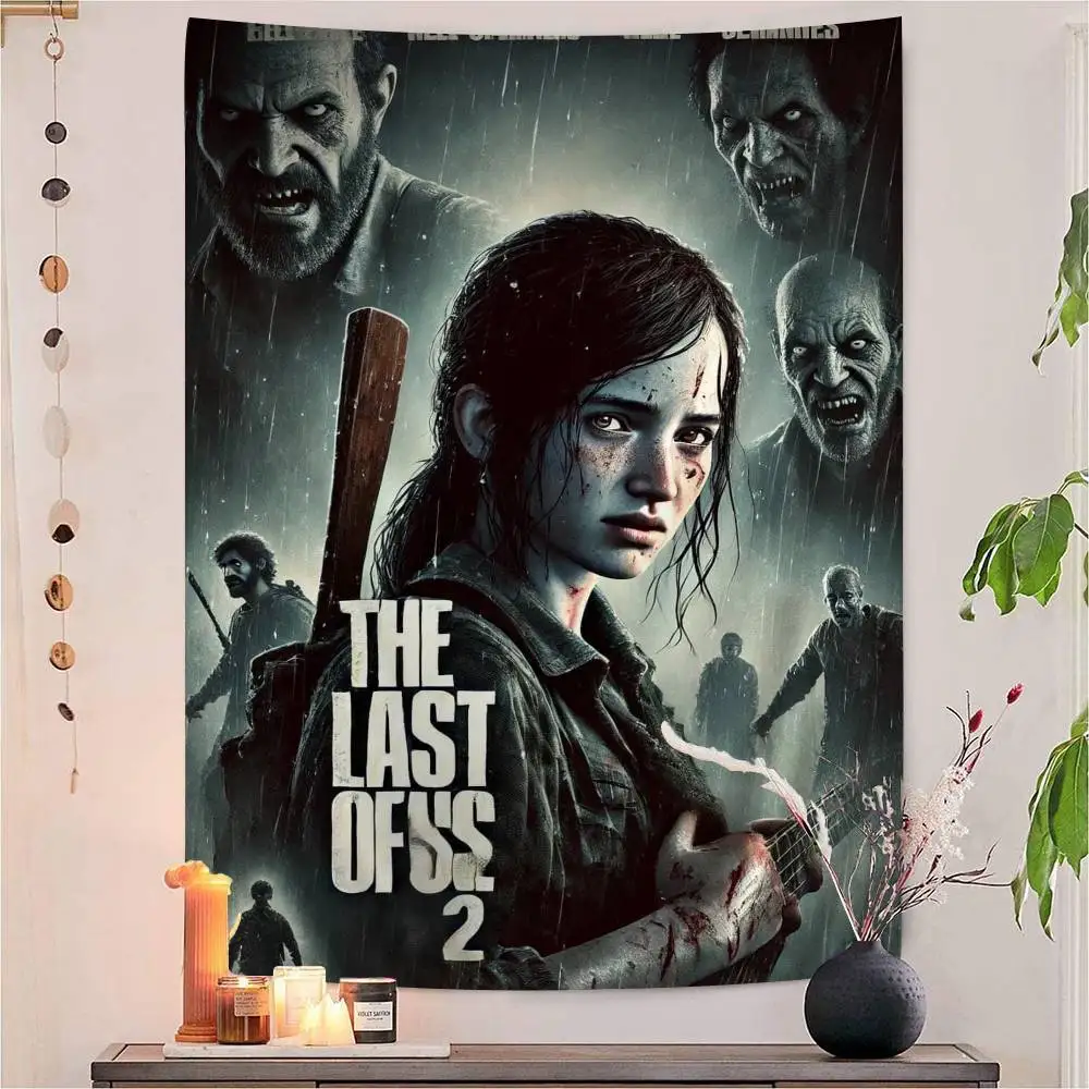 The Last of Us MOVIE Printed Large Wall Tapestry Indian Buddha Wall Decoration Witchcraft Bohemian Hippie Wall Art Decor