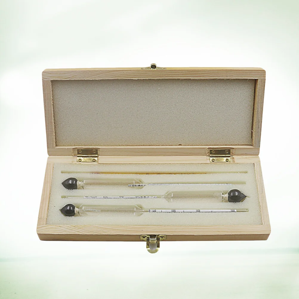 Alcohol Hydrometer Tester com Tabela de Conversão, Home Brew Meter, Alcohol Meter, Apenas Aplicável, 4Pcs