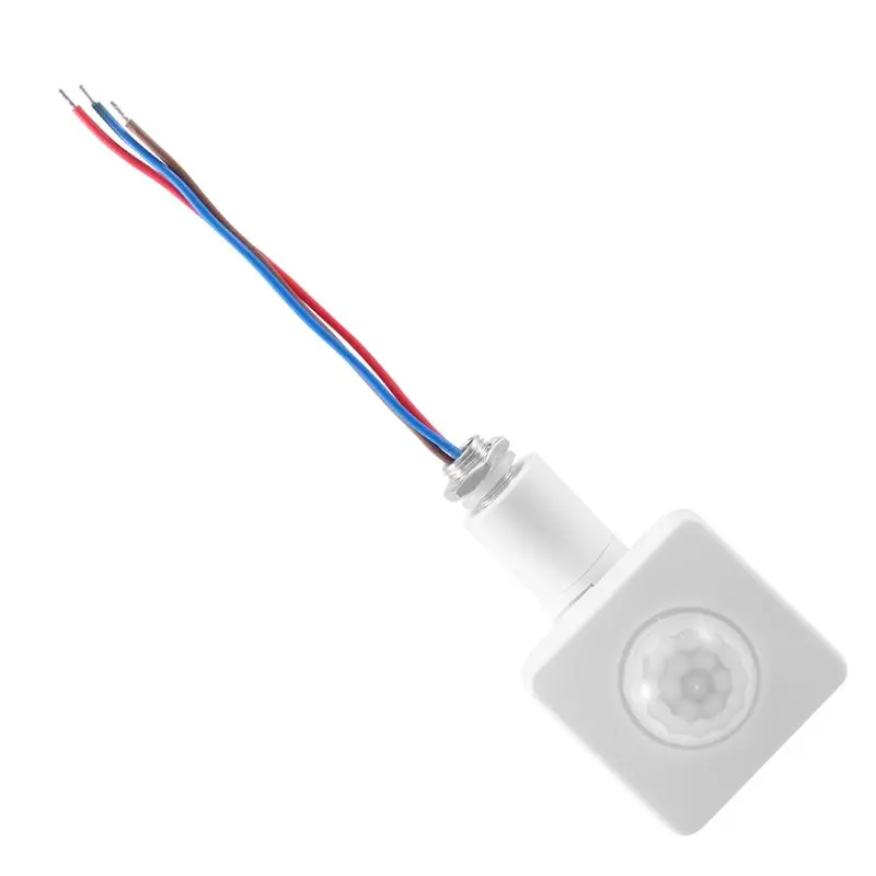 ABKI-220V Mini Menselijk Lichaam Infraroodsensor Infrarood Lichaamssensor Schakelaar LED-schijnwerper PIR Bewegingssensor Verstelbaar