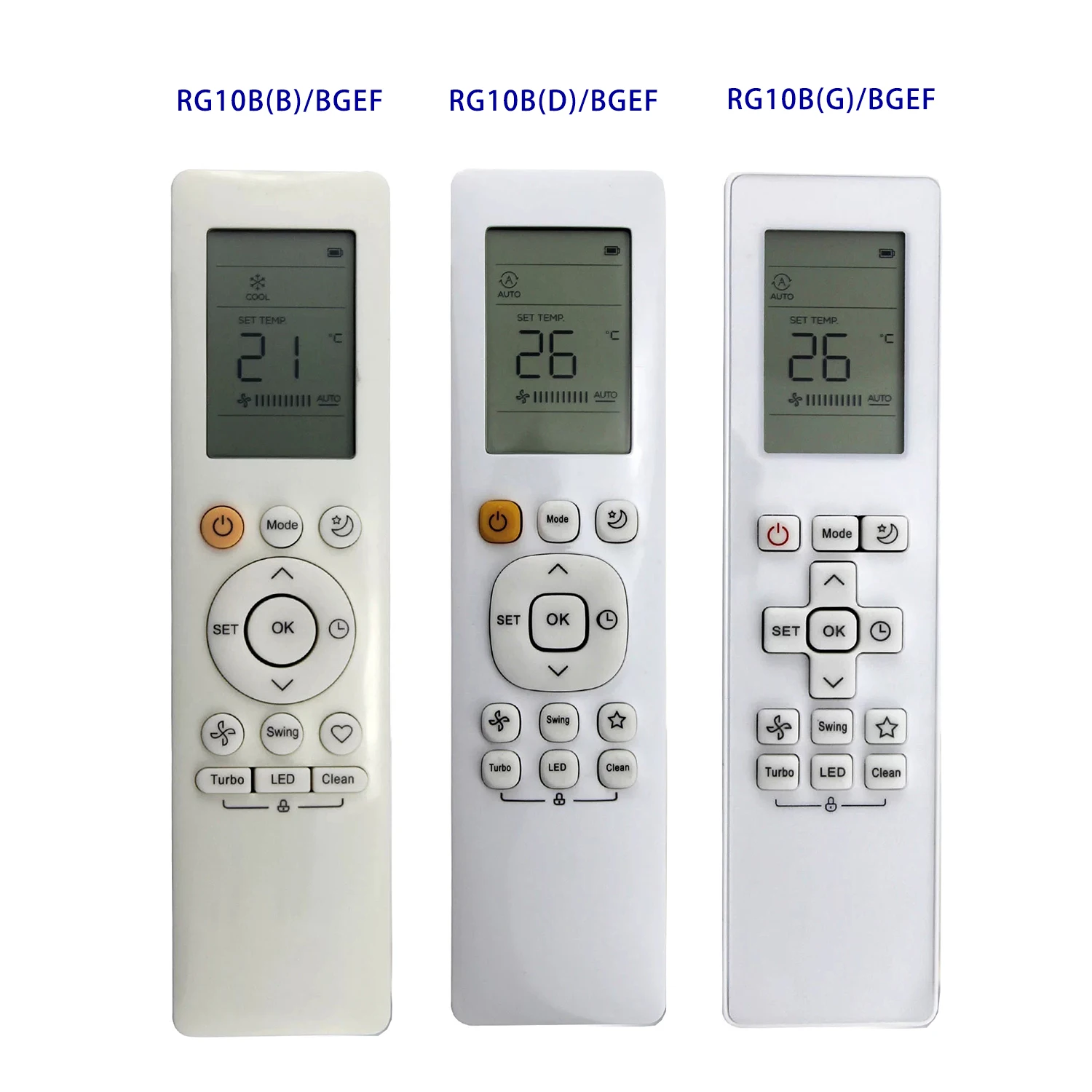 RG10B(D) RG10B (G) RG10B(B)/BGEF Air AC Conditioner Remote Control for Midea RG10B(K1) RG10B(D1)/BGEFU1 RG10B1(D) RG10A4(D)/BGEF