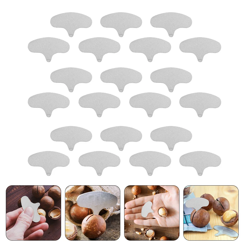 

100pcs Macadamia Nut Crackers Iron Manual Tool Portable Chestnut Opener Metal Pecan Sheller Mini Walnut Openers for All Nuts