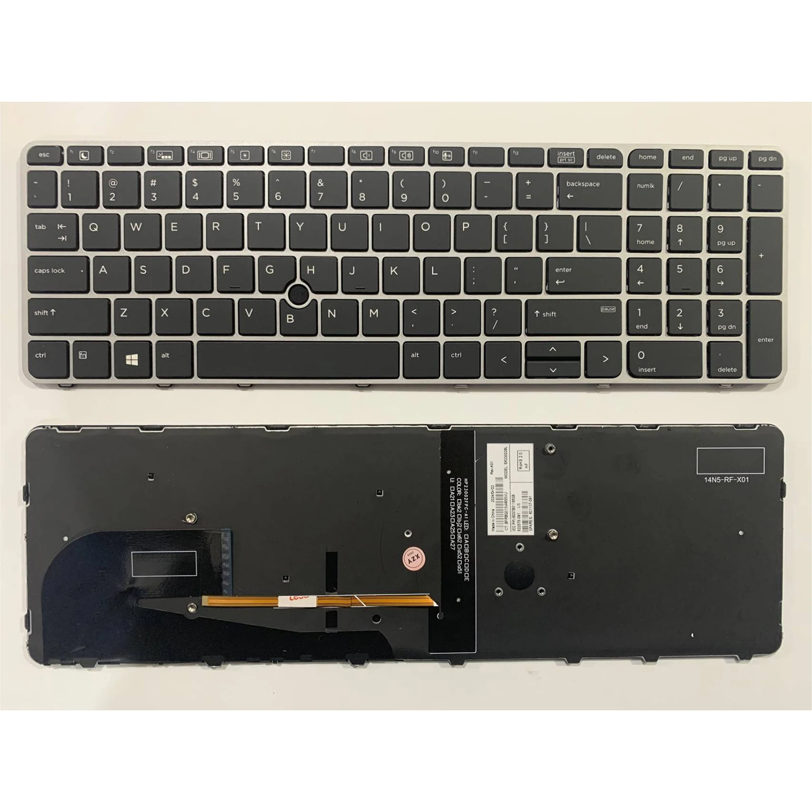 

Laptop keyboard US Layout for HP EliteBook 850 G3 G4 755 G3 G4 ZBook 15u G3 G4