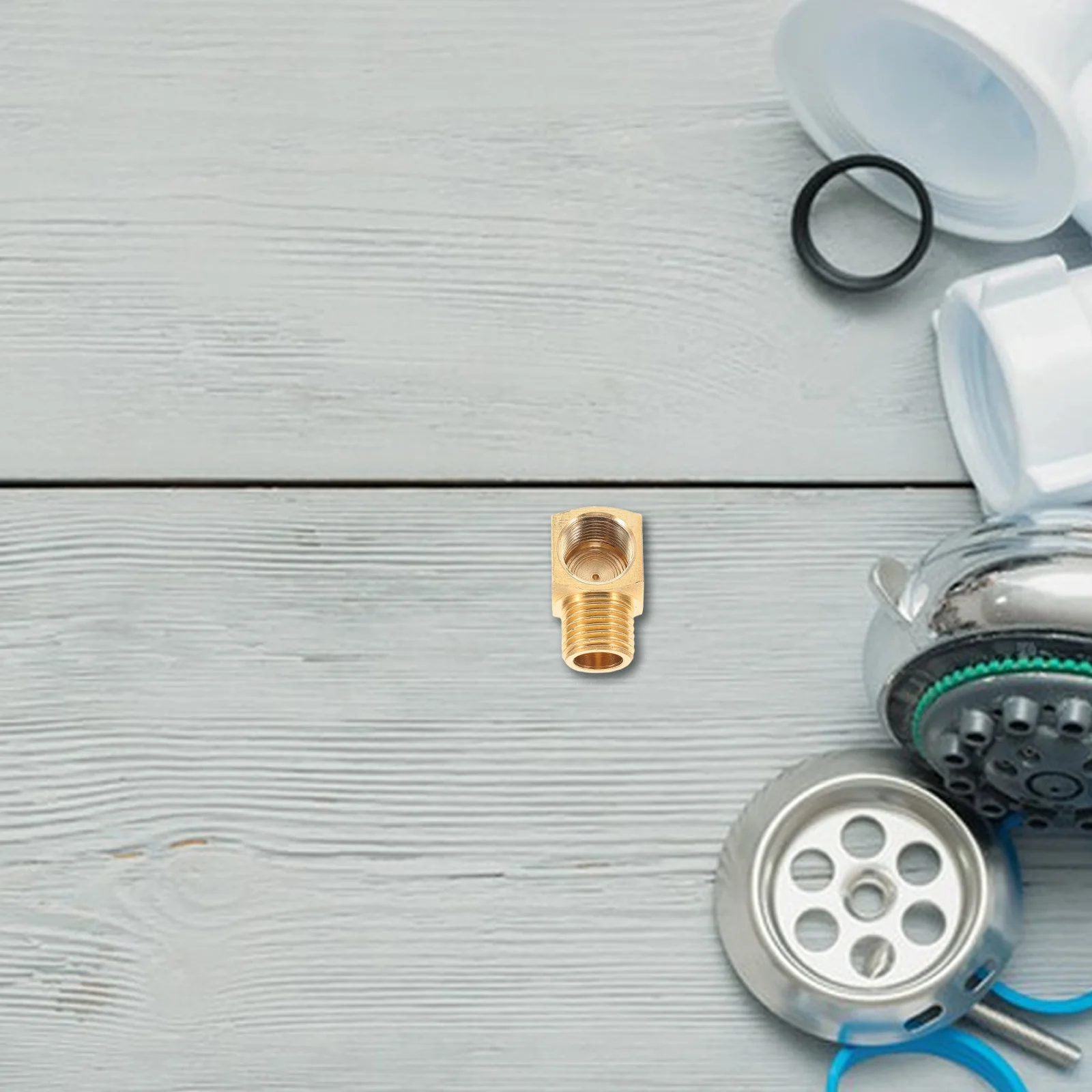 

Brass 90 Degree Pipe Elbow Oil Resistant Gas Hydraulic Connector Internal External Threaded Leakproof Metal Fitting For