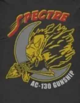 

AC-130 Gunship Spectre T-Shirt 100% Cotton O-Neck Short Sleeve Summer Casual Mens T-shirt Streetwear