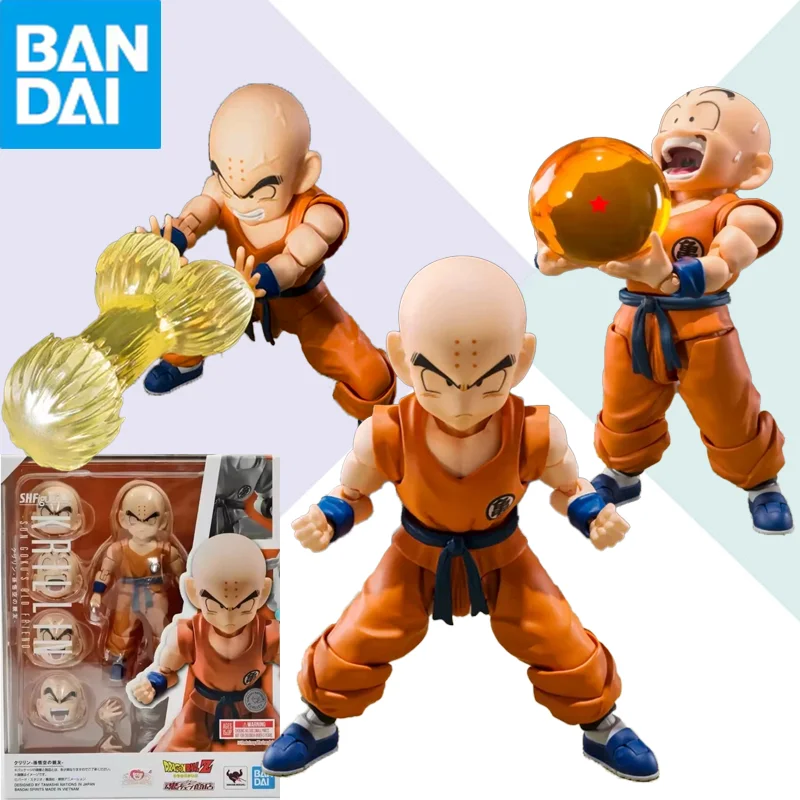 

Оригинальная коллекционная фигурка BANDAI S.H.Figuarts DRAGON BALL KRILLIN - СТАРАЯ ДРУЗЬЯЧКА СО-ГОКУ, аниме-фигурка, модель, игрушка, подарок на праздник