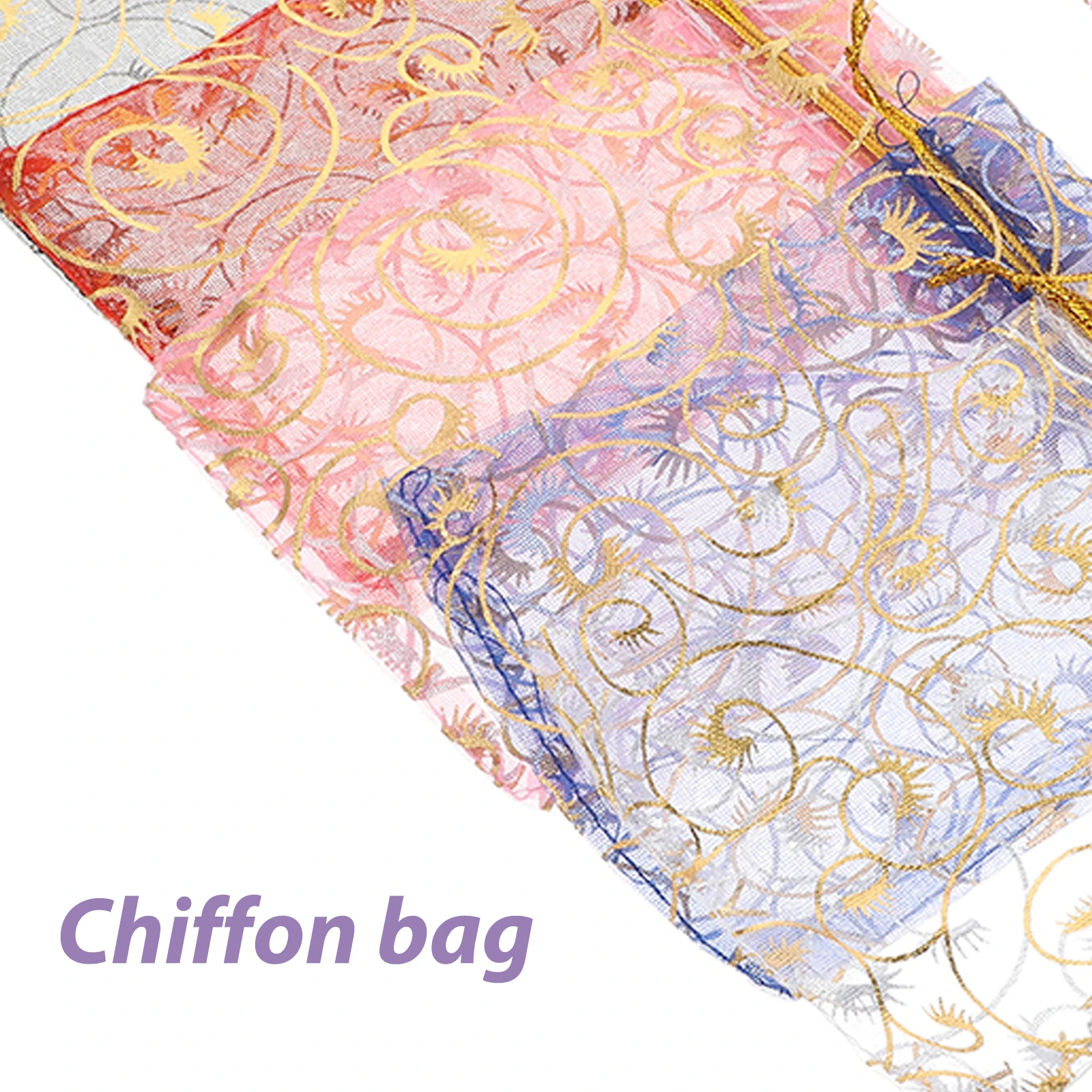 

Gift Bags Mini Drawstring Storage Pouch Small Jewelry Bag Bronzing Party Favor Wedding Decor Packaging Box