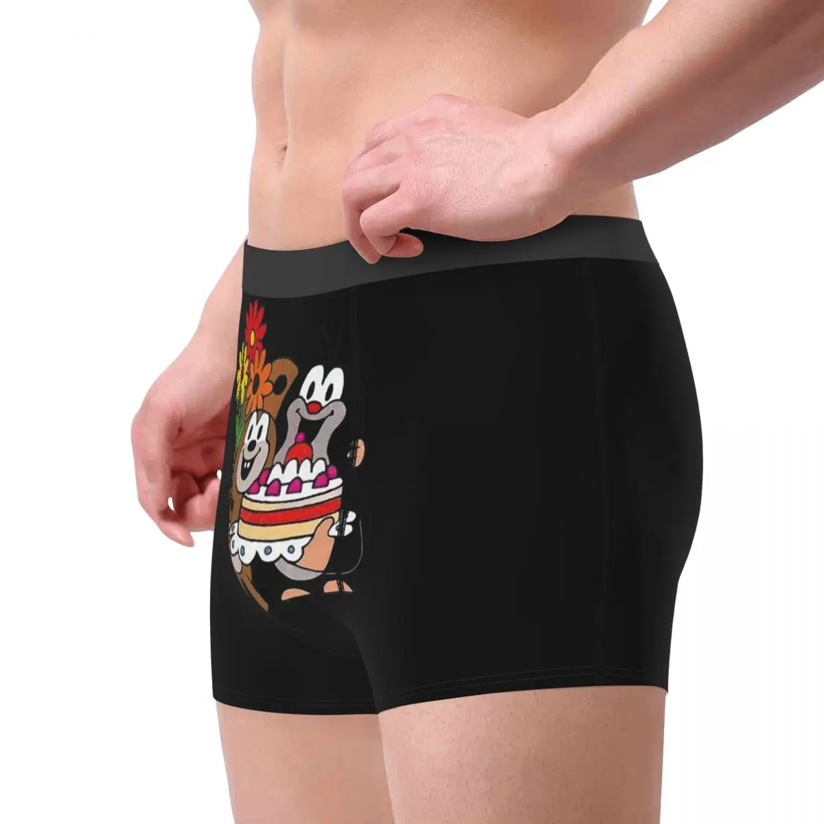 Krtek Little Maulwurf Man's Underwear, Highly Breathable printing Top Quality Birthday Gifts