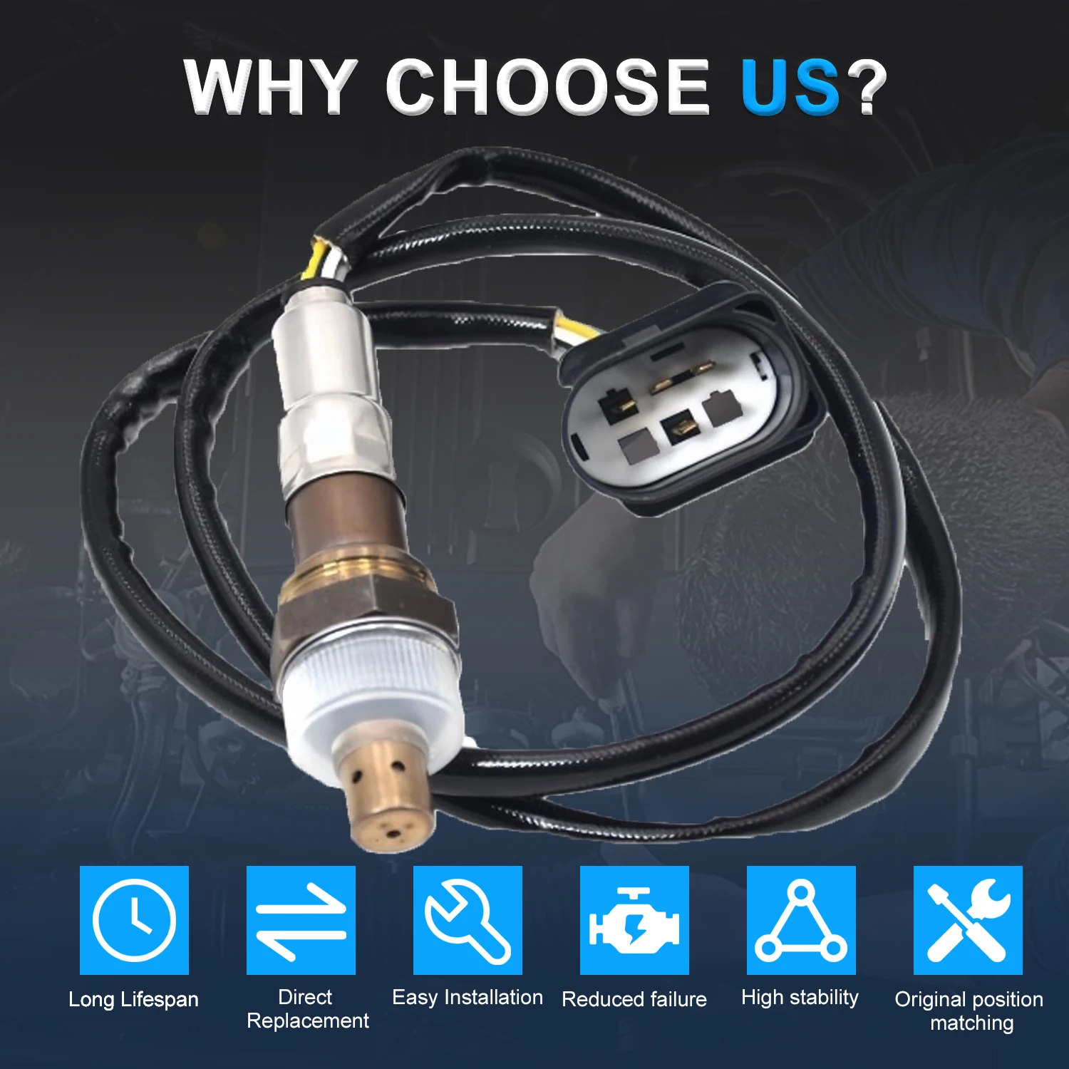 NUOVO Rapporto Aria Carburante Sensore di Ossigeno Lambda 036906262G PER SKODA FABIA Volkswagen BORA CADDY MK2 GOLF MK4 MK5 MK6 LUPO POLO AUDI A2