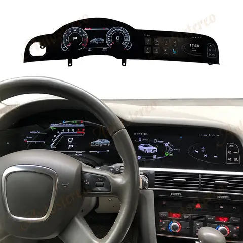 안드로이드 13.0 HD 화면 아우디 A6 2005-2012 Carplay 자동차 GPS 네비게이션 자동 스테레오 헤드 유닛 멀티미디어 플레이어 자동차 라디오 음악