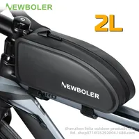 Waterproof Bicycle Frame Bag - Large Capacity Top Tube Pack for Mountain & Road Bikes