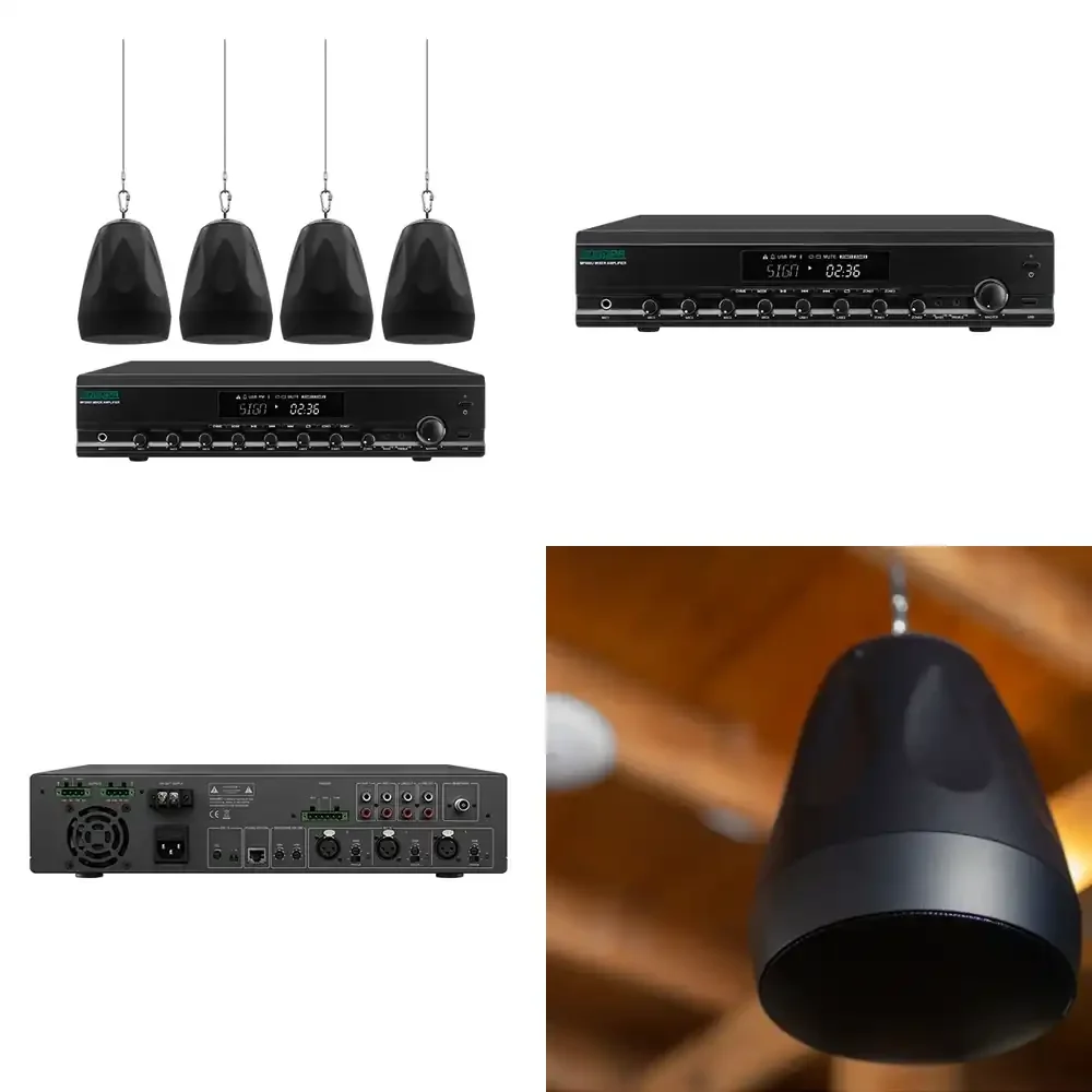 

Multi-Zone Commercial Background Music System for Cafe Restaurant Retail Store