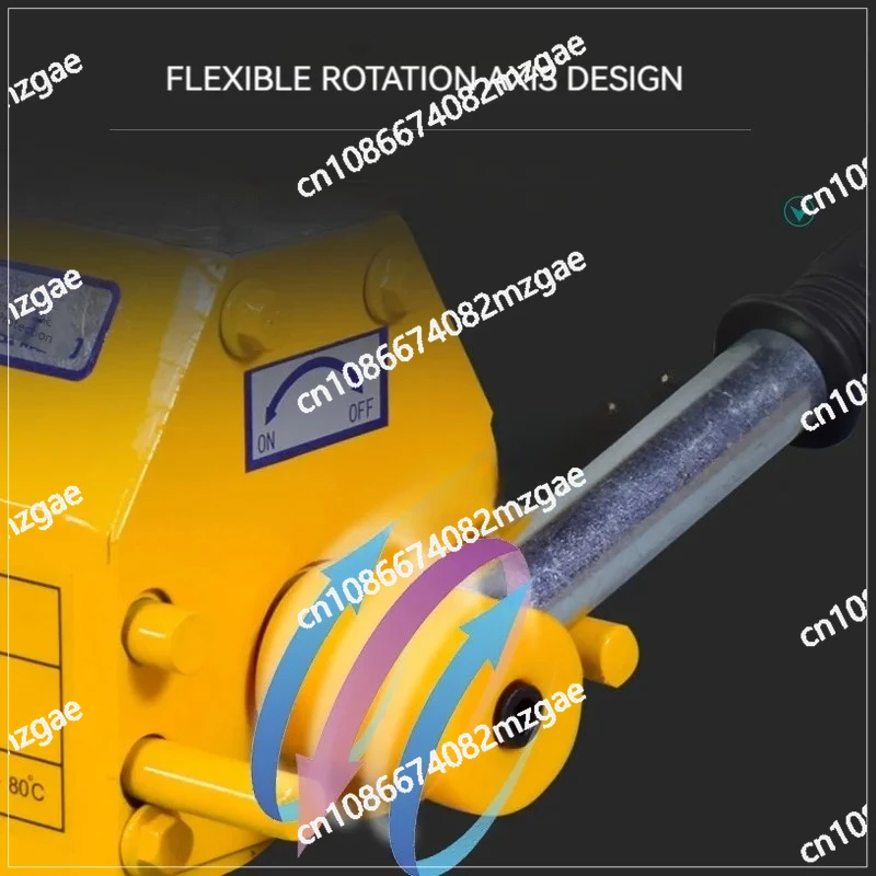 Permanent Magnetic Lifter 600kg Steel, Neodymium Crane Hoist Metal Suction Cup for Heavy Construction Tools