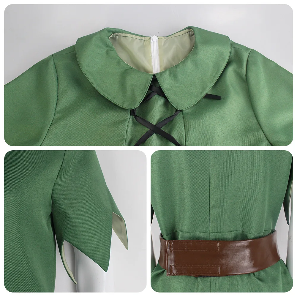 

Peter Wendy Cosplay Costume Adult Jumpsuit Hat Outfits Halloween Carnival Party Disguise Suit Elf Peter Cosplay Pan Costume