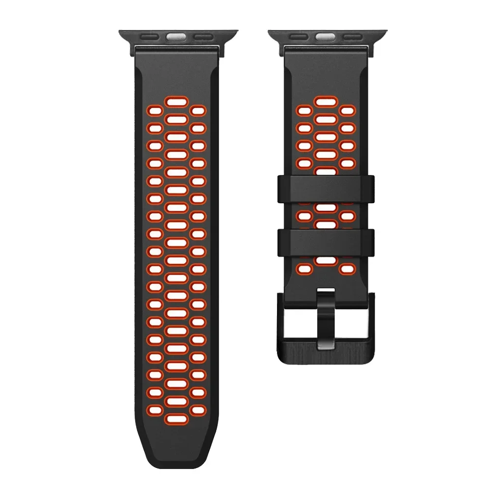 Sport Silikonarmband für Apple Watch Ultra 2 49 mm Armband Armband für Apple Watch Serie 9 8 7 SE 6 45 mm 44 mm 42 mm Zubehör – Detail 23